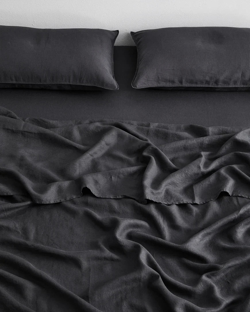 Natural French Linen Sheet Set