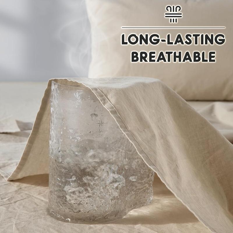 Natural French Linen Sheet Set