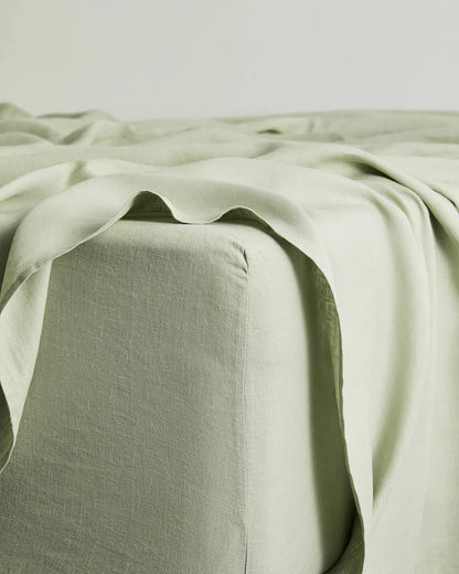 Natural French Linen Sheet Set