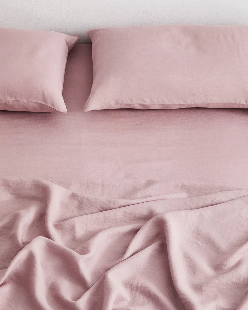 Natural French Linen Sheet Set