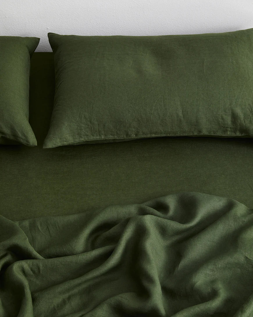 Natural French Linen Sheet Set
