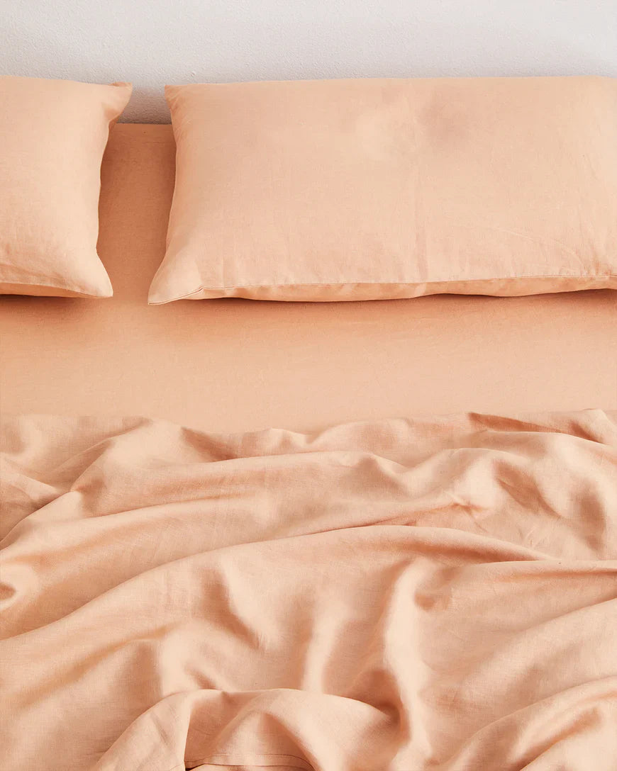 Natural French Linen Sheet Set