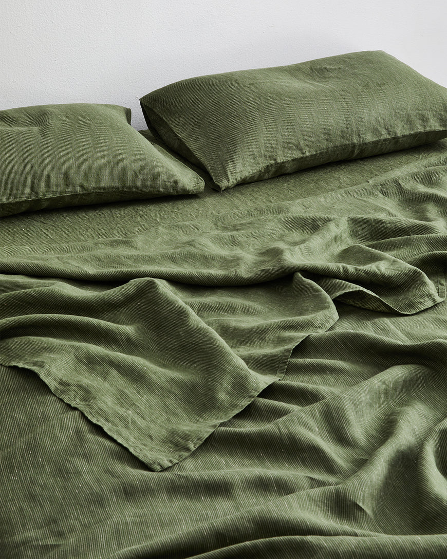 Natural French Linen Sheet Set