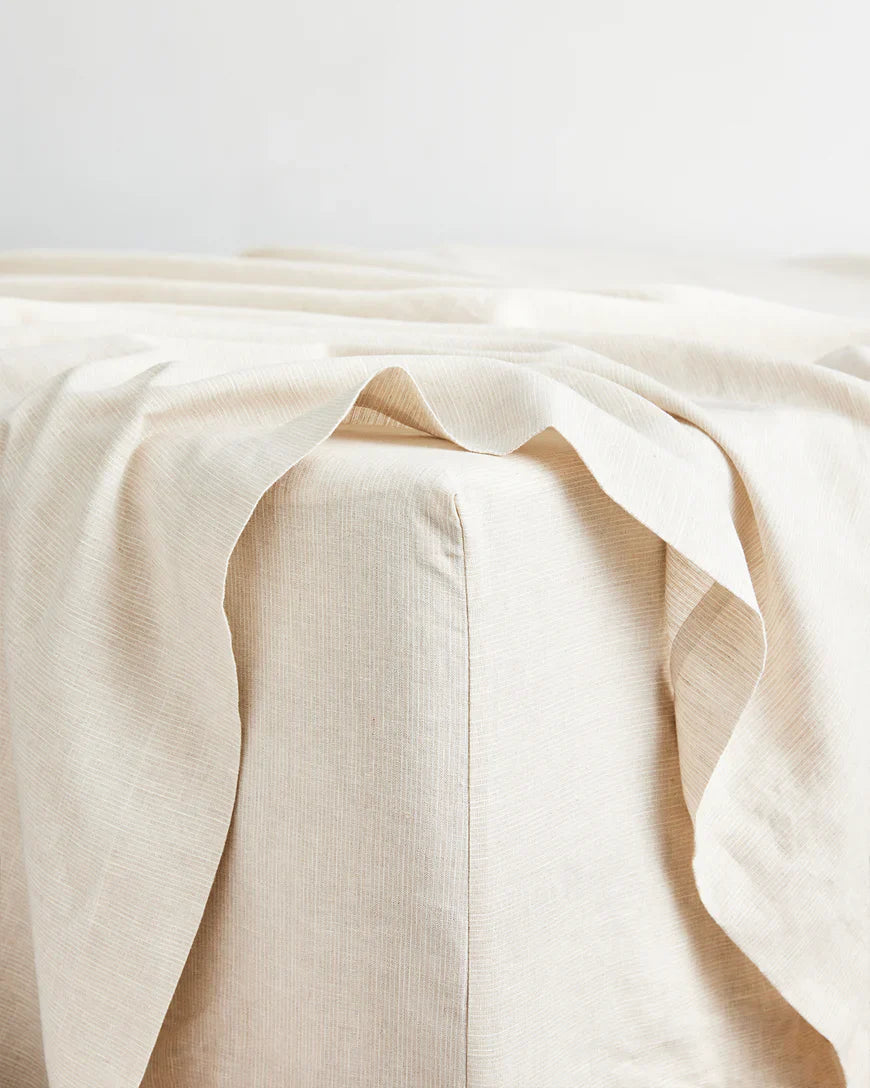 Natural French Linen Sheet Set