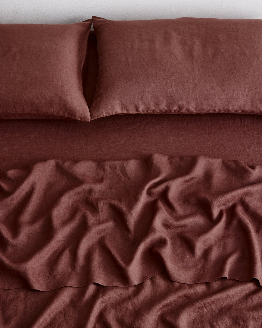 Natural French Linen Sheet Set