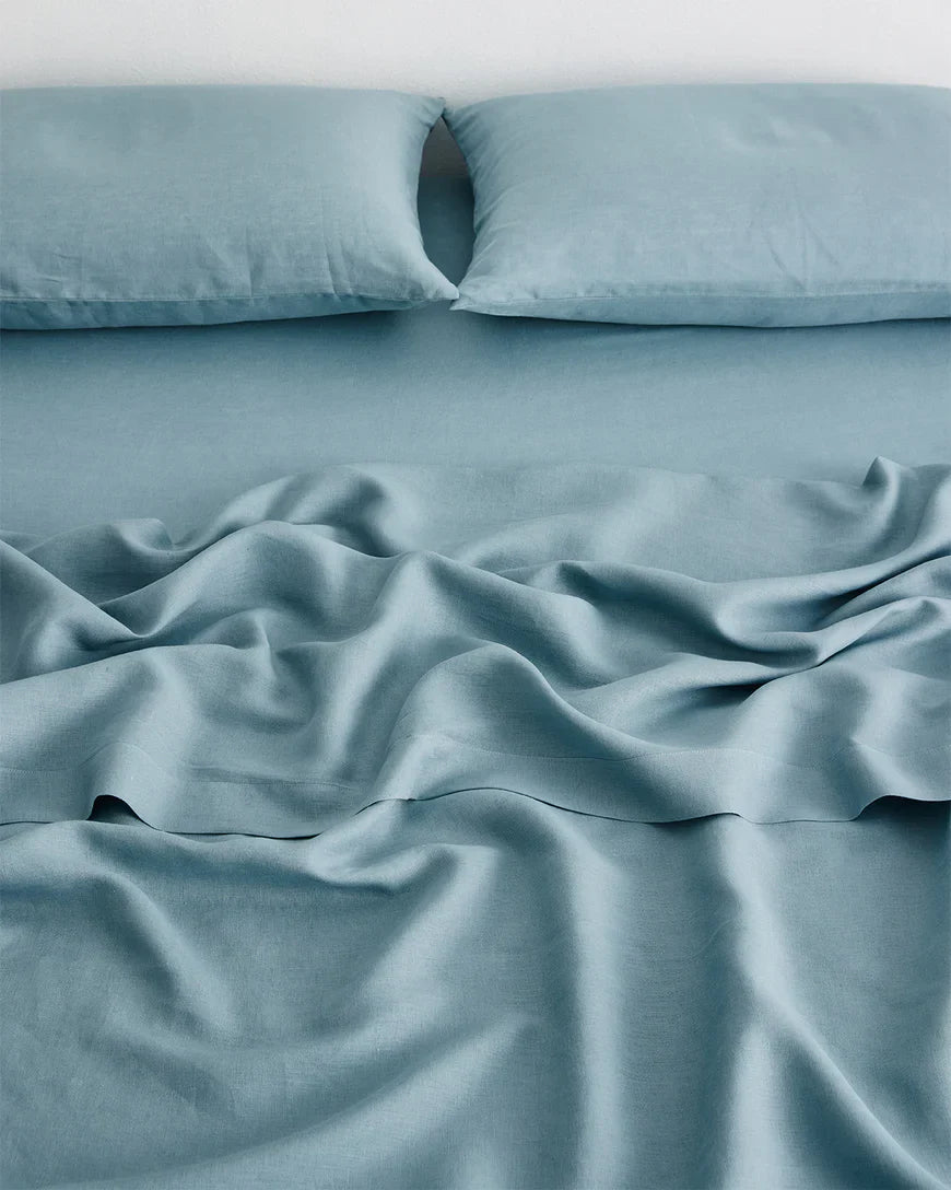 Natural French Linen Sheet Set