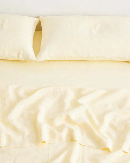 Natural French Linen Sheet Set